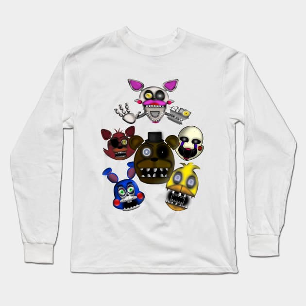 Five Nights Long Sleeve T-Shirt by Colonius